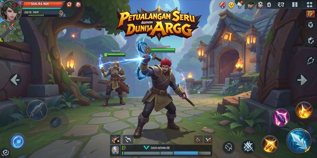 Gameplay ARPG seru dengan pertarungan menegangkan dan petualangan luar biasa.