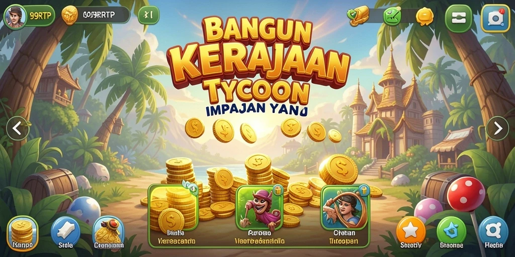 Tampilan gameplay <strong>99RTP</strong> yang menarik dengan elemen Tycoon yang menyenangkan.