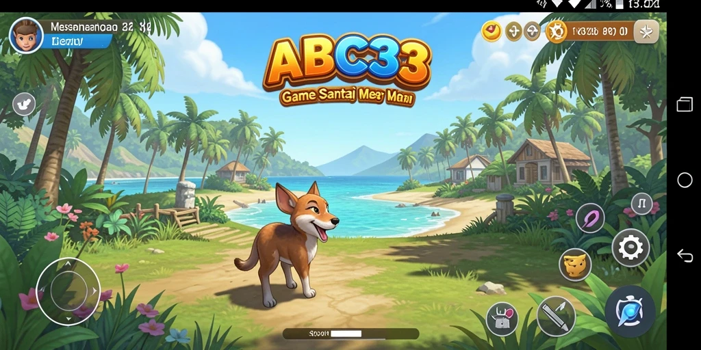 Screenshot dari gameplay menarik di ABC33 menunjukkan kesenangan bermain.
