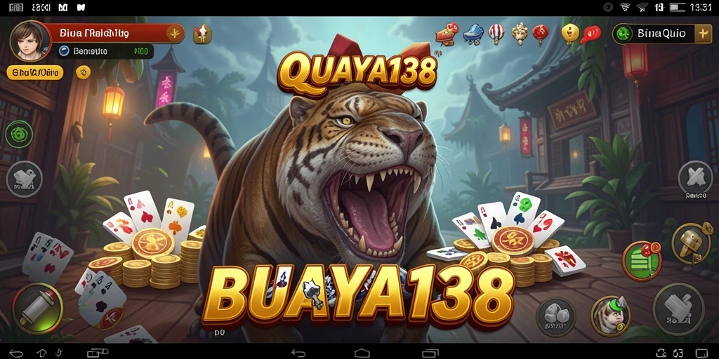 Tampilan menarik dari gameplay QiuQiu di BUAYA138.