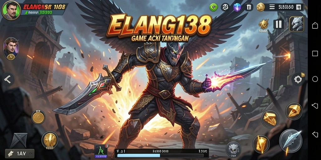 Tangkapan layar gameplay ELANG138 yang penuh aksi menegangkan.