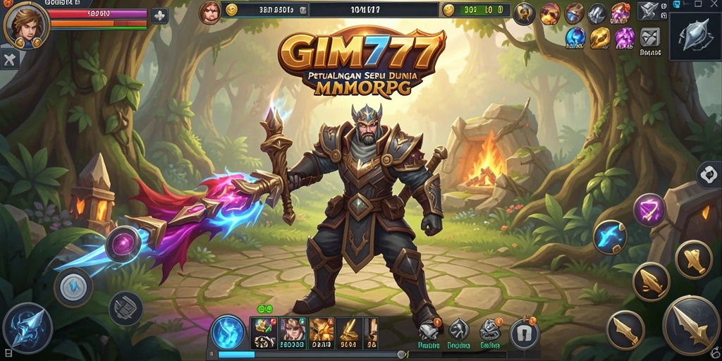 Gameplay GIM777 menunjukkan aksi seru dalam dunia MMORPG.