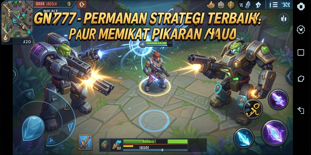Tampilan menarik dari gameplay strategis GN777 di layar.