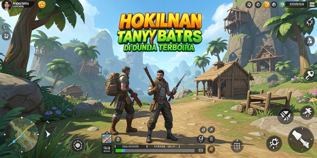 Tampilan mendebarkan dari gameplay Open World HOKIWIN.