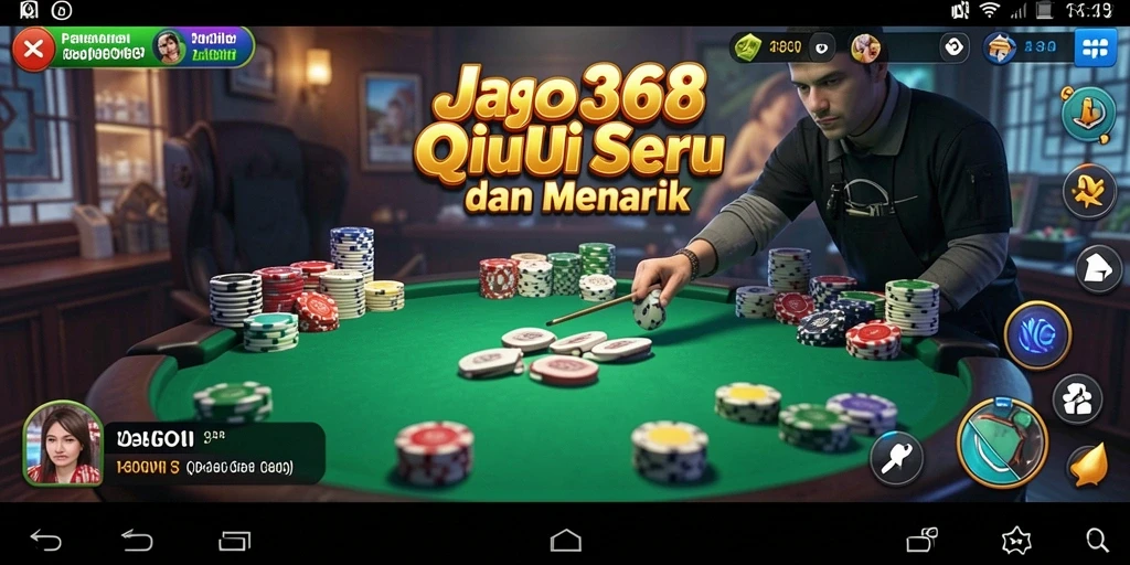 Tampilan gameplay QiuQiu yang seru dan penuh strategi.