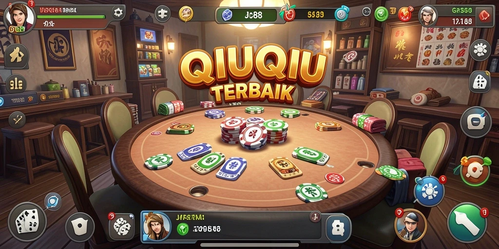 Screenshot JPS88 yang menampilkan gameplay seru QiuQiu.