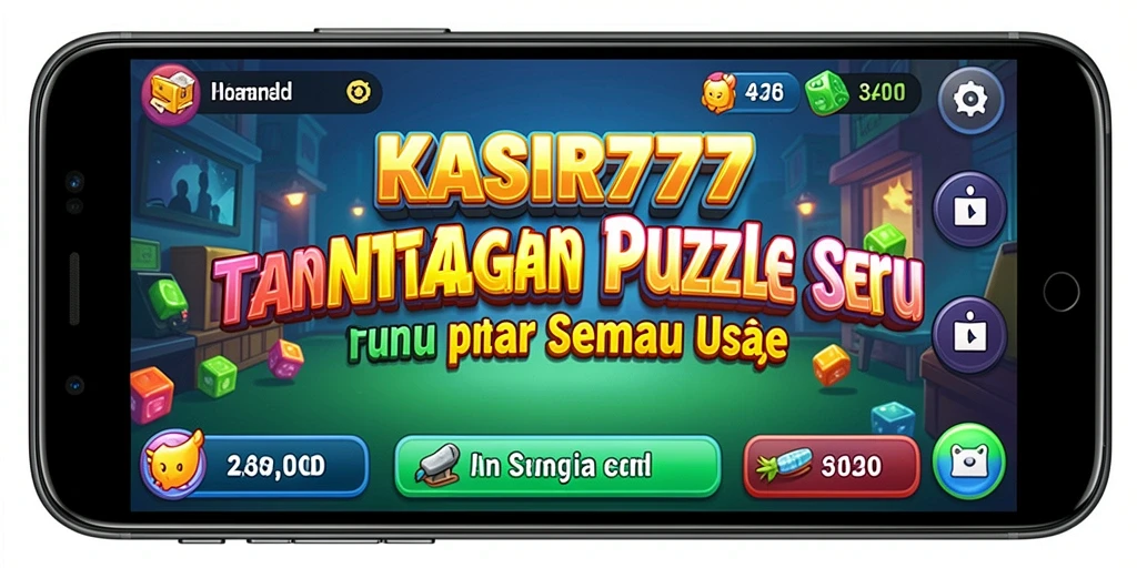 Tampilan gameplay KASIR777 menunjukkan tantangan Puzzle yang menarik.