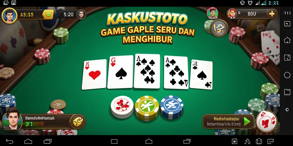 Screenshot gameplay KASKUSTOTO yang mengasyikkan dan menantang.