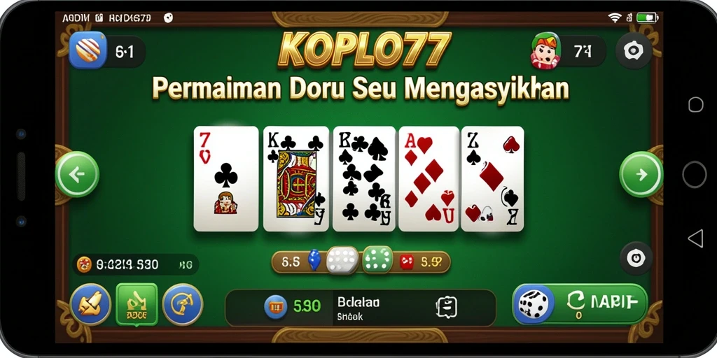 Tampilan gameplay seru dalam KOPLO77 dengan pemain yang bersaing.