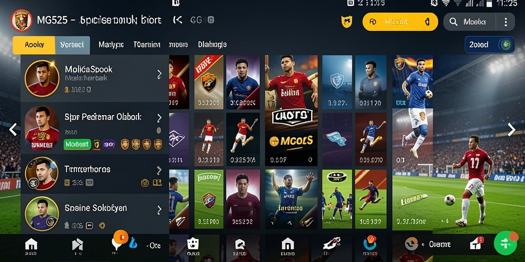 Tampilan gameplay Sportsbook di aplikasi MG525 yang menarik.