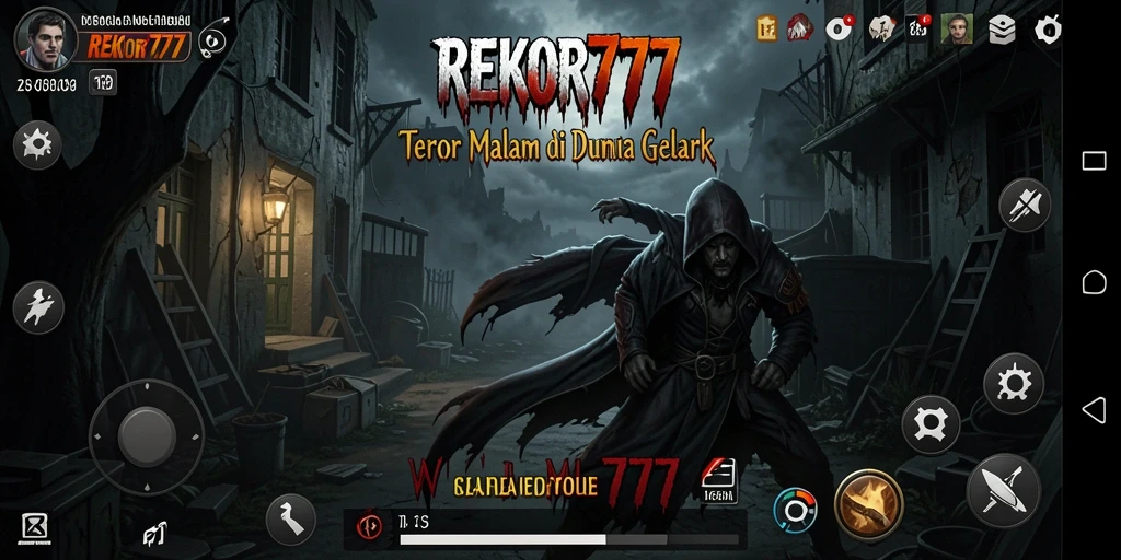 Tampilan gameplay mencekam REKOR777, penuh ketegangan dan misteri.