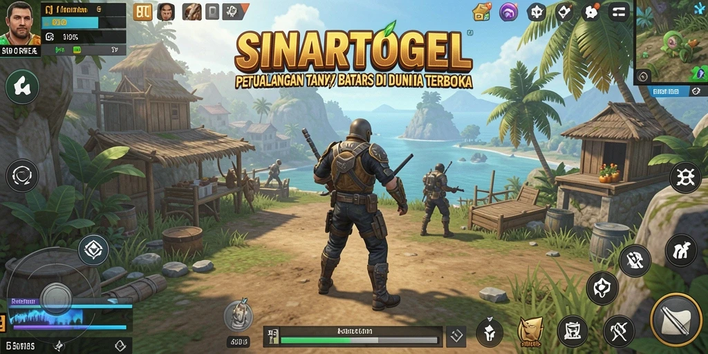 Tampilan menawan dari gameplay dunia terbuka SINARTOGEL.