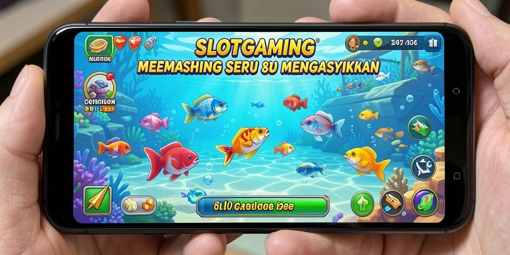Tangkapan ikan besar dalam permainan memancing SLOTGAMING.
